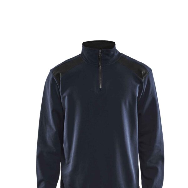 Blåkläder SWEATSHIRT BI-COLOUR MET HALVE RITS - Blaklader - Truien en sweaters, Sweaters