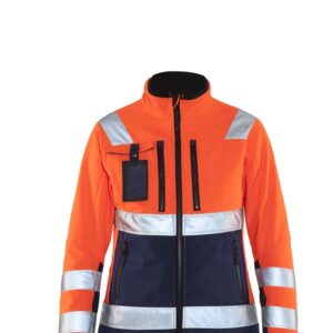 Blåkläder Dames Softshell jack High Vis - Blaklader - Jassen en bodywarmers, Softshell werkjassen
