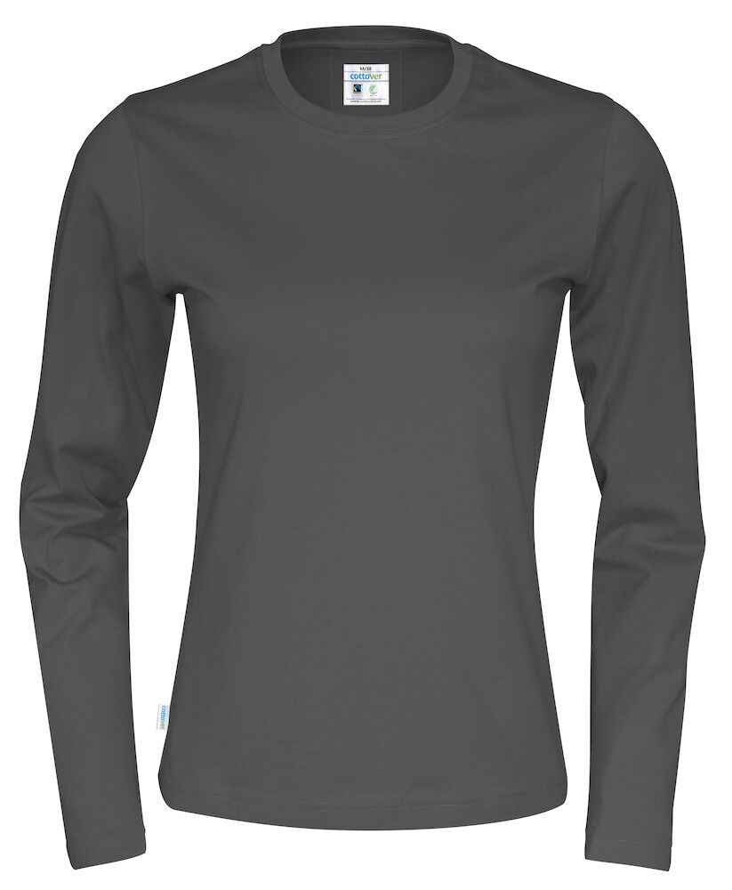 Cottover T-Shirt Long Sleeve Lady - Gots Gecertificeerd - Cottover - T-shirts en polo's, T-shirts met lange mouwen