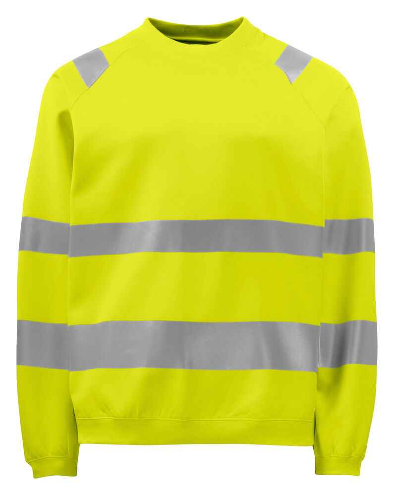 Projob Signalisatie Sweater Ronde Hals En Iso 20471 Klasse 3 - Projob - Truien en sweaters, Sweaters met ronde hals