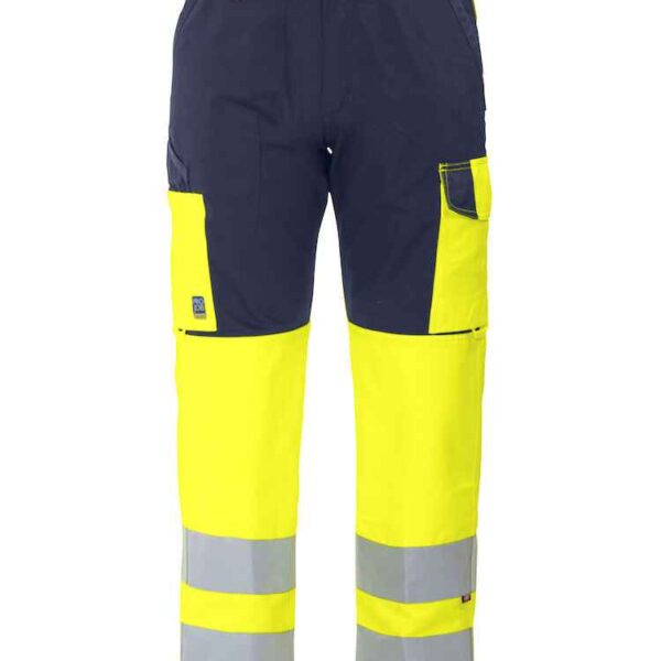 Projob Signalisatiebroek Met Kniezakken En Iso 20471 Klasse 2 - Projob - Broeken en shorts, Werkbroeken