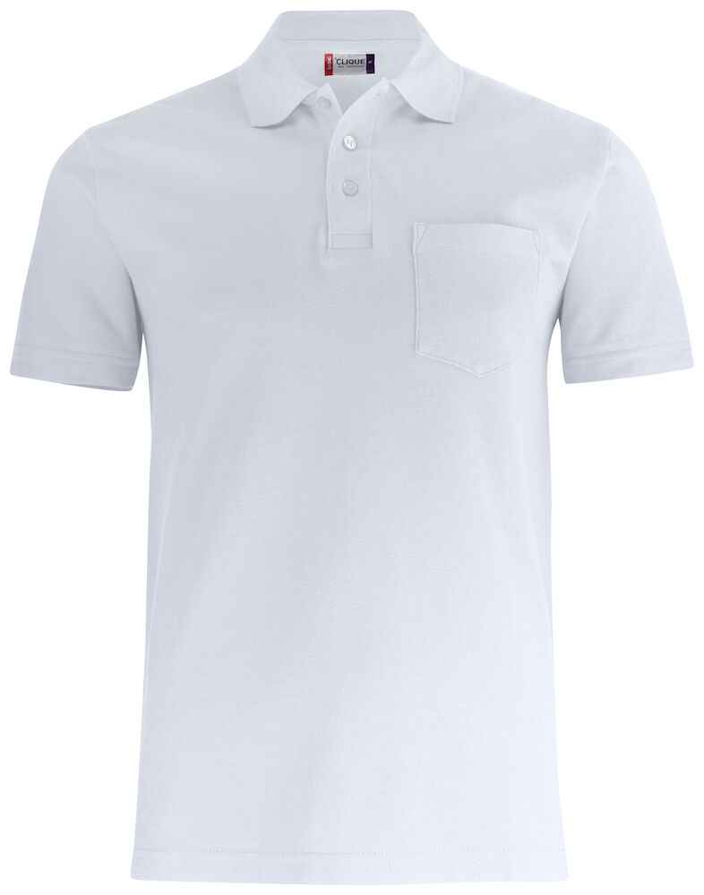 Clique Basic Polo w. Pocket - Clique - T-shirts en polo's, Polo's met korte mouwen