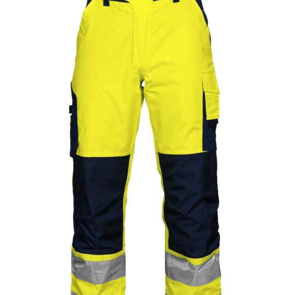 Projob Gevoerde Signalisatieregenbroek En Iso 20471 Klasse 2 - Projob - Broeken en shorts, Werkbroeken