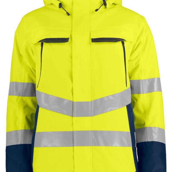 Projob Gevoerde Signalisatie Regenjas En Iso 20471 Klasse 3 - Projob - Jassen en bodywarmers, Regenjassen