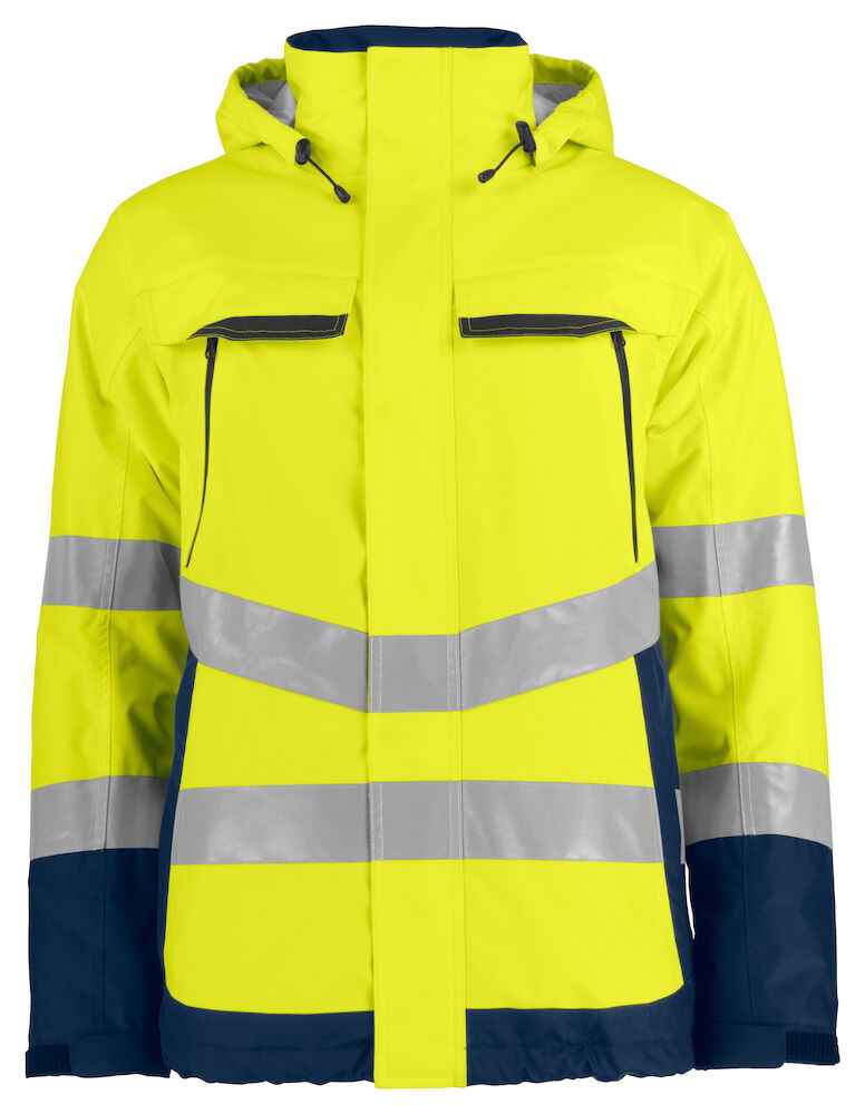 Projob Gevoerde Signalisatie Regenjas En Iso 20471 Klasse 3 - Projob - Jassen en bodywarmers, Regenjassen