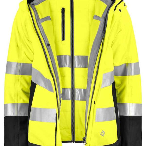 Projob Signalisatiejas 3-In-1 En Iso 20471 Klasse 3/2 - Projob - Jassen en bodywarmers, Regenjassen