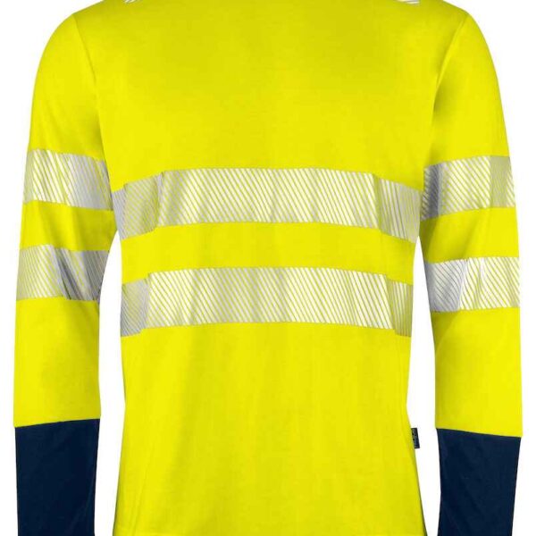 Projob Signalisatiet-Shirt Lange Mouwen En Iso 20471 Klasse 3 - Projob - T-shirts en polo's, T-shirts met lange mouwen