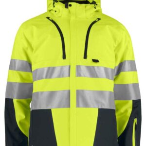 Projob Gevoerde Signalisatiesoftshell En Iso 20471 Klasse 3 - Projob - Jassen en bodywarmers, Softshell werkjassen