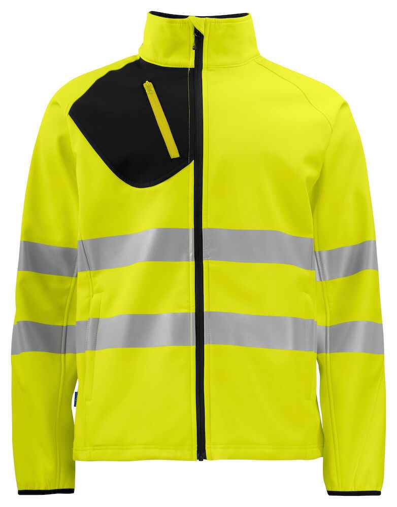 Projob Signalisatie Softshell En Iso 20471 Klasse 3 - Projob - Jassen en bodywarmers, Softshell werkjassen