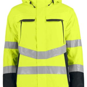 Projob Gevoerde Signalisatie Regenjas En Iso 20471 Klasse 3 - Projob - Jassen en bodywarmers, Regenjassen