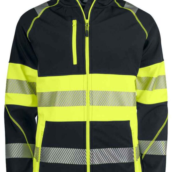 Projob Signalisatiesoftshell En Iso 20471 Klasse 1 - Projob - Jassen en bodywarmers, Softshell werkjassen