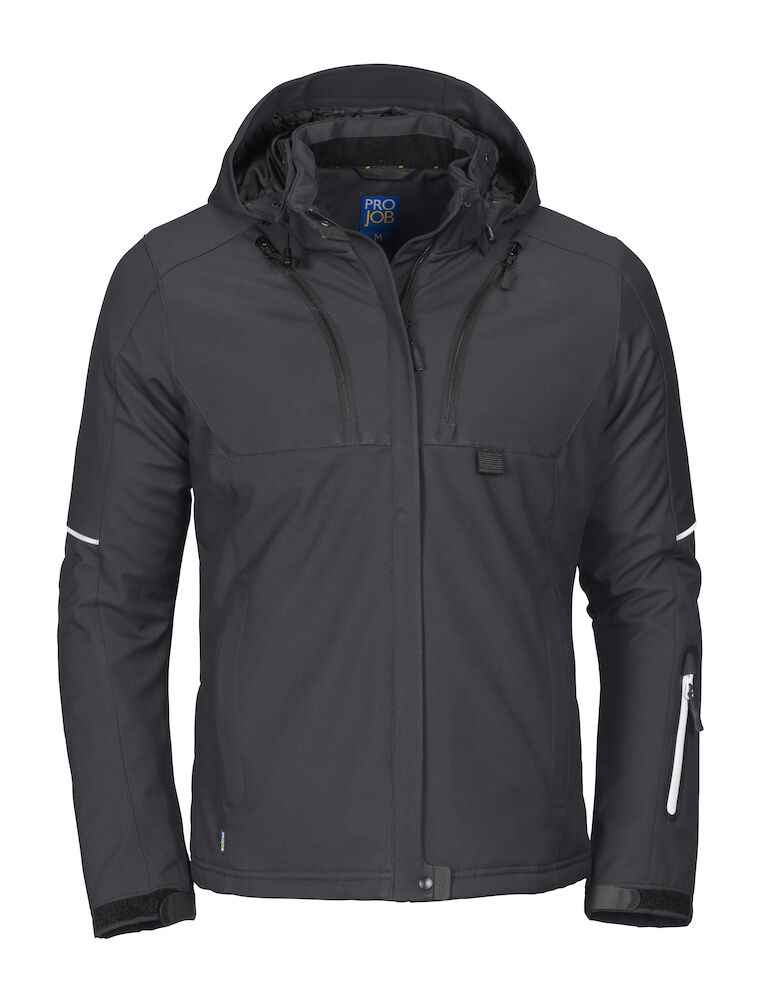 Projob Dames Gevoerde Softshell Jas - Projob - Jassen en bodywarmers, Softshell werkjassen