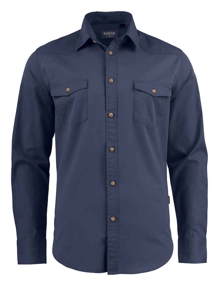 Harvest Sportswear Shirt Treemore - Harvest sportswear - Hemden en blouses, Zakelijk/vrije tijd