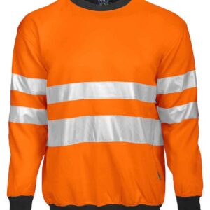 Projob Signalisatiesweater Ronde Hals En Iso20471 Klasse 3 - Projob - Truien en sweaters, Sweaters met ronde hals