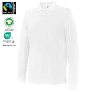 Cottover Polo Pique Long Sleeve Man - Gots Gecertificeerd - Cottover - T-shirts en polo's, Polo's met lange mouwen