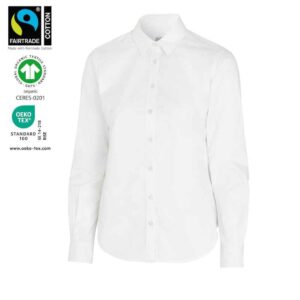 Cottover Shirt Twill Lady - Gots Gecertificeerd - Cottover - Hemden en blouses, Zakelijk/vrije tijd