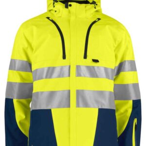 Projob Gevoerde Signalisatiesoftshell En Iso 20471 Klasse 3 - Projob - Jassen en bodywarmers, Softshell werkjassen