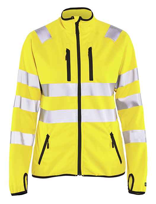 Blåkläder Dames Softshell jack High Vis - Blaklader - Jassen en bodywarmers, Softshell werkjassen