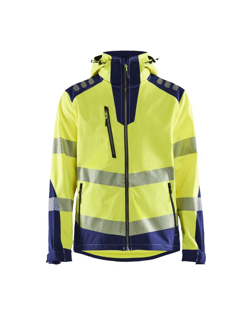 44912513 Blaklader Softshell jack High Vis - Blaklader - Jassen en bodywarmers