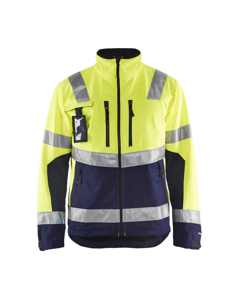 Blåkläder Softshell jack High Vis - Blaklader - Jassen en bodywarmers, Softshell werkjassen