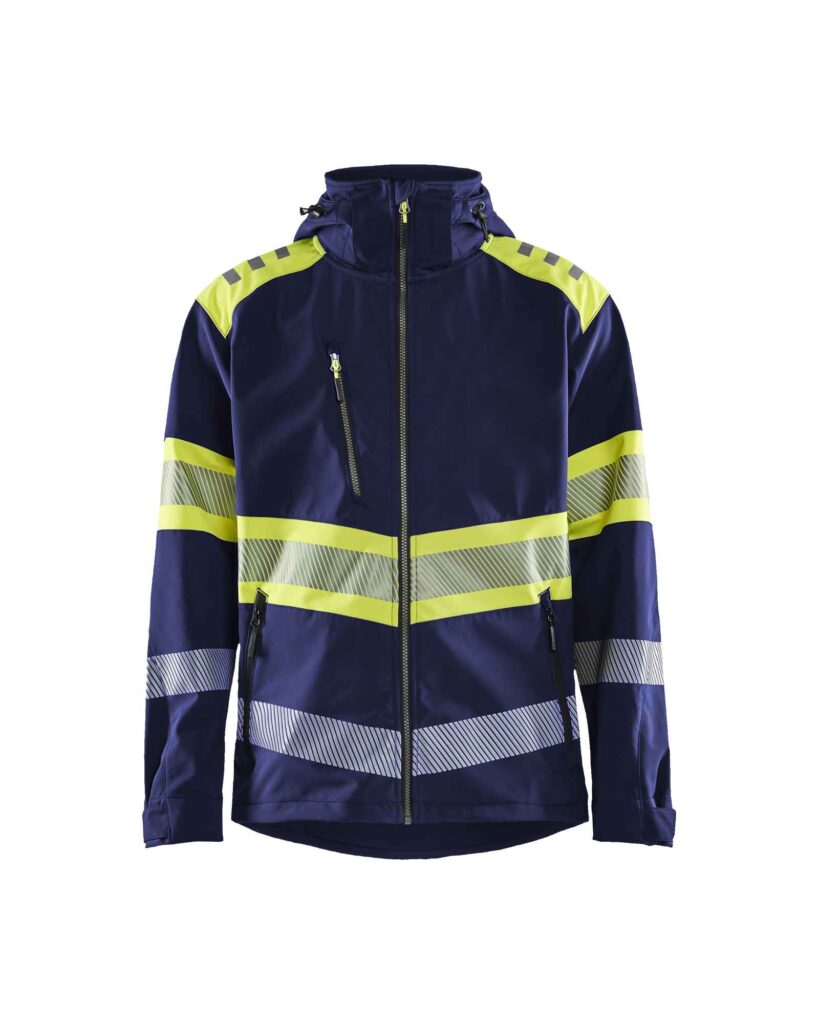 Blåkläder Softshell jack High Vis - Blaklader - Jassen en bodywarmers, Softshell werkjassen