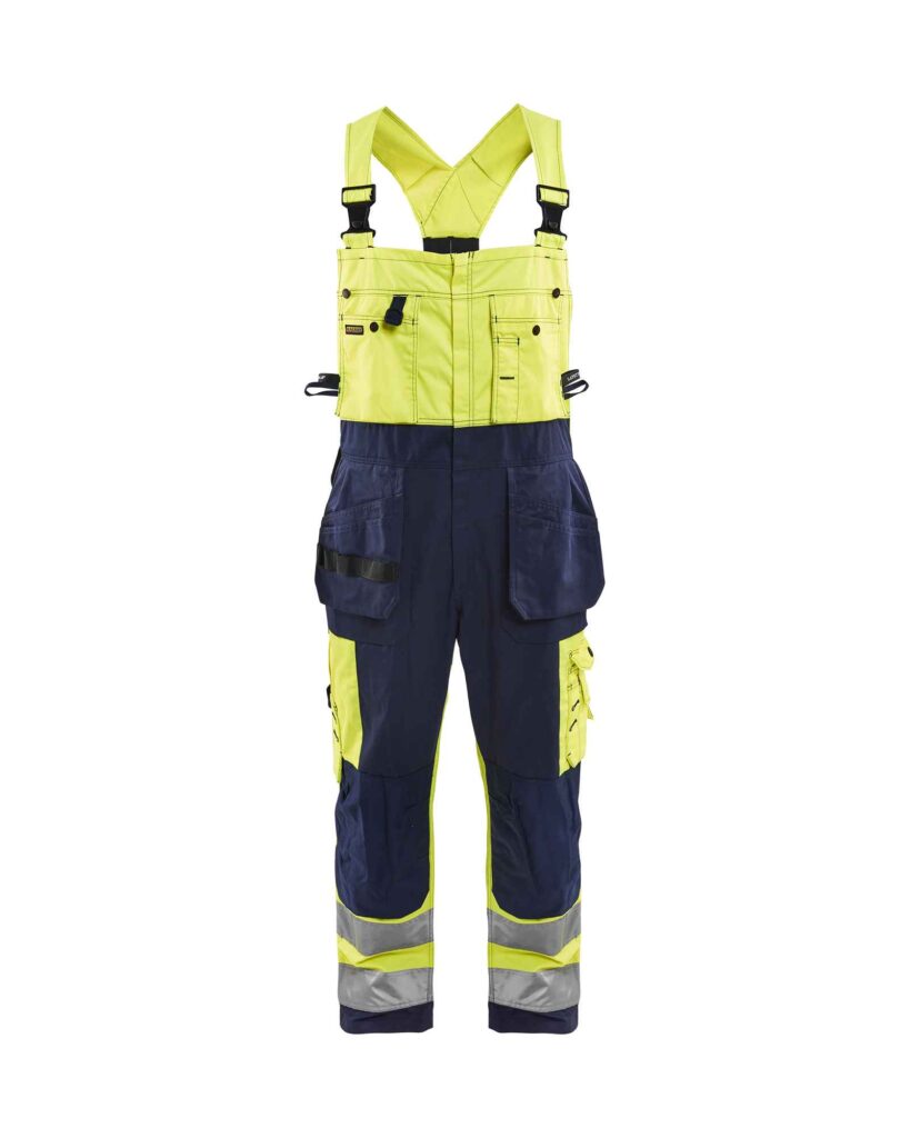 26031860 Blaklader Bretelbroek High Vis - Blaklader - Broeken en shorts, Bretelbroeken