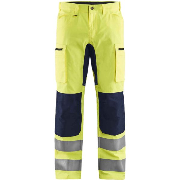 Blåkläder High Vis werkbroek met stretch - Blaklader - Broeken en shorts, Werkbroeken