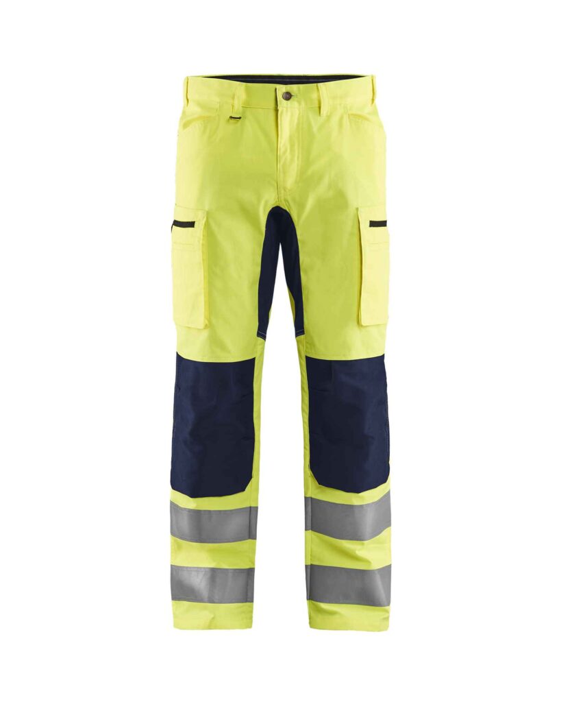 Blåkläder High Vis werkbroek met stretch - Blaklader - Broeken en shorts, Werkbroeken