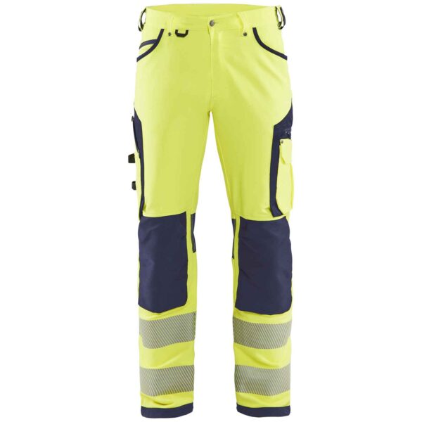 Blåkläder High Vis werkbroek met 4-weg stretch zonder spijkerzakken - Blaklader - Broeken en shorts, Werkbroeken