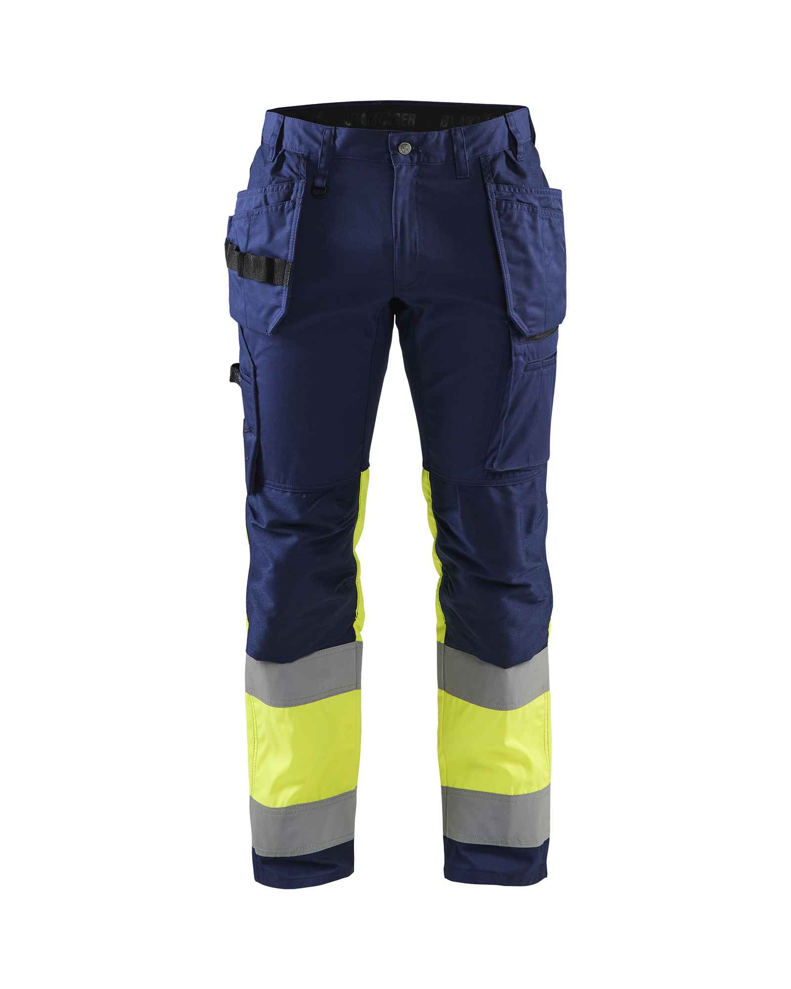 15581811 Blaklader High Vis werkbroek met stretch - Blaklader - Broeken en shorts, Werkbroeken met spijkerzakken