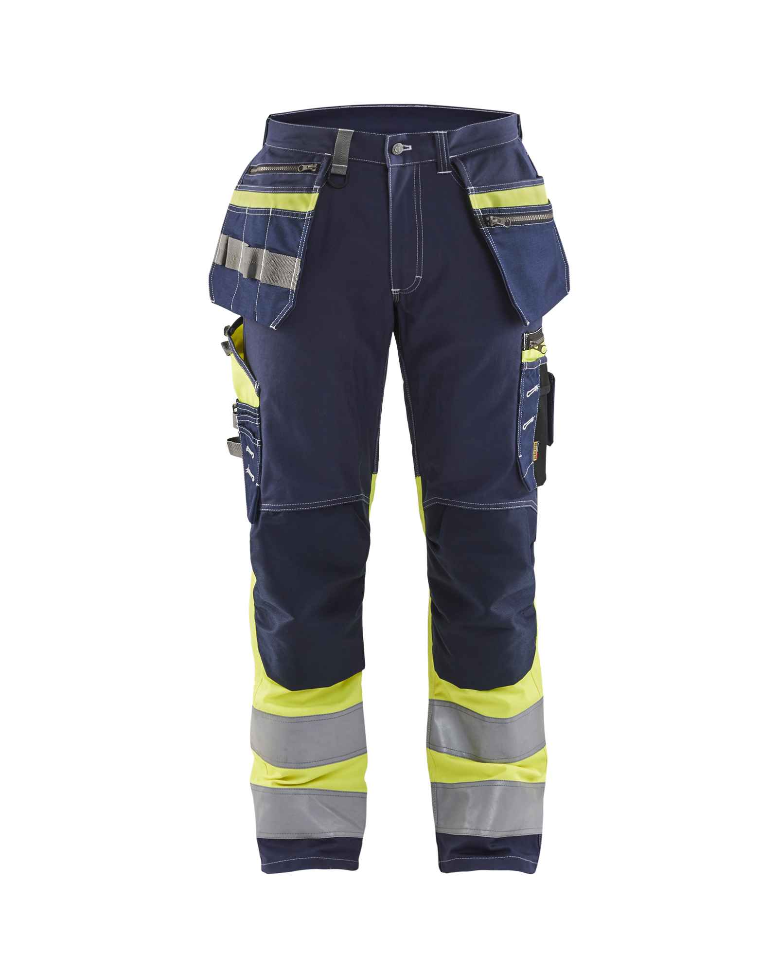 Blåkläder High Vis werkbroek met stretch - Blaklader - Broeken en shorts, Werkbroeken met spijkerzakken