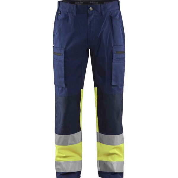 15511811 Blaklader Werkbroek met stretch High Vis - Blaklader - Broeken en shorts, Werkbroeken
