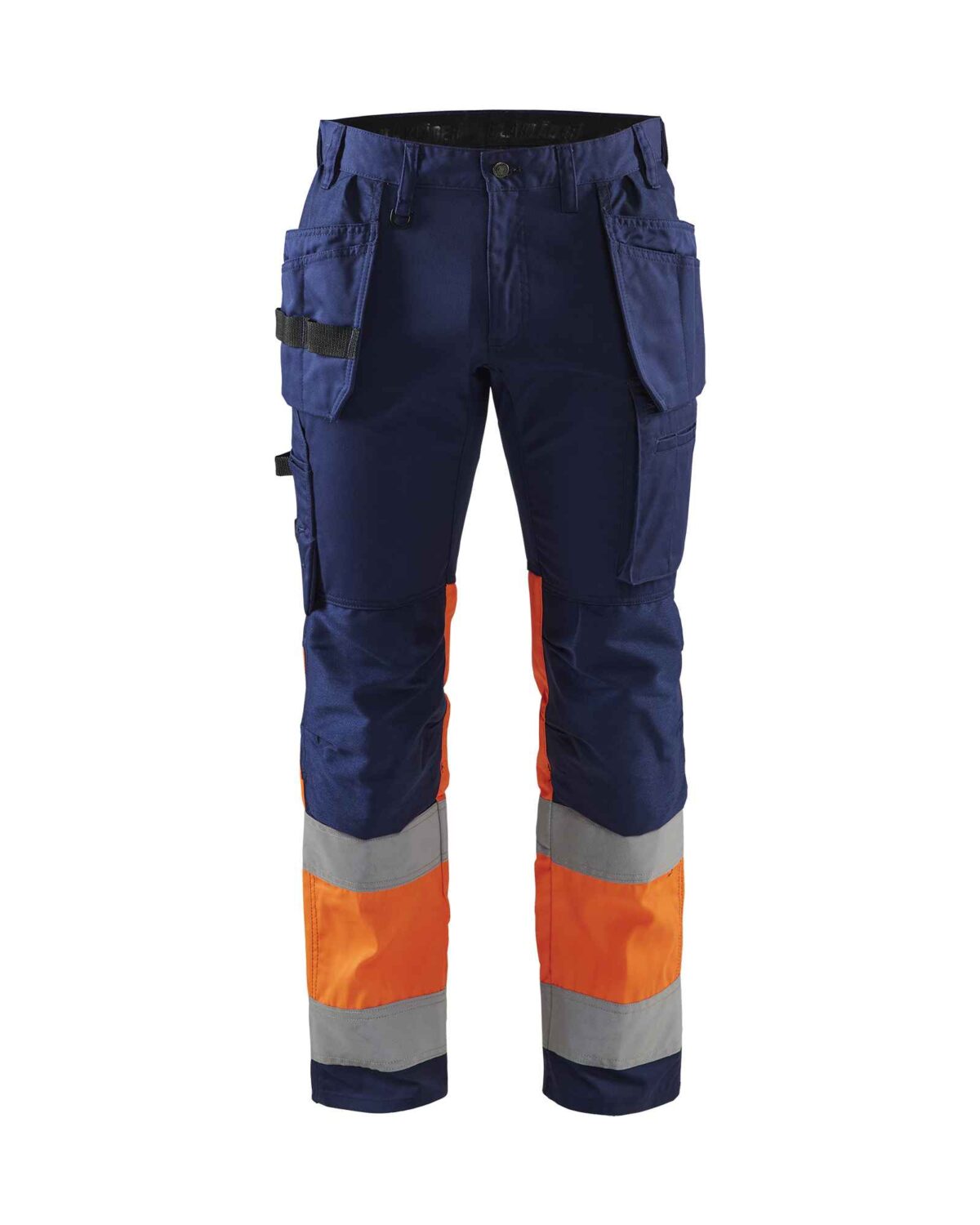 15581811 Blaklader High Vis werkbroek met stretch - Blaklader - Broeken en shorts, Werkbroeken met spijkerzakken
