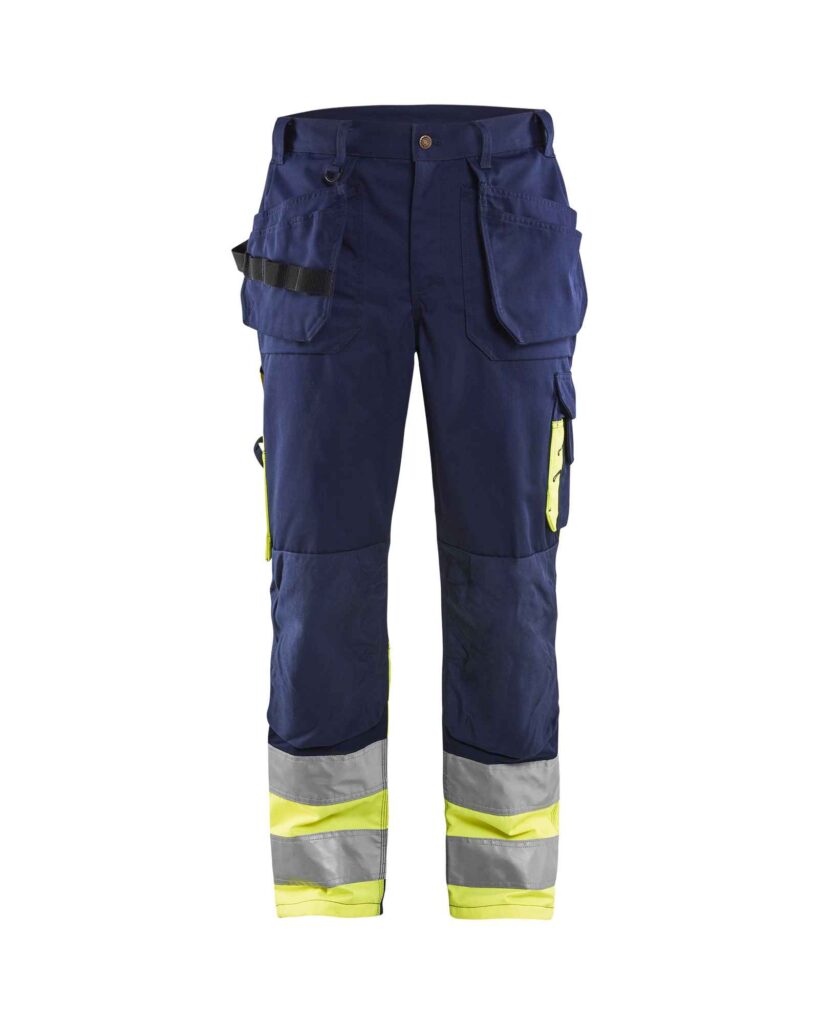 Blåkläder High Vis Werkbroek - Blaklader - Broeken en shorts, Werkbroeken met spijkerzakken