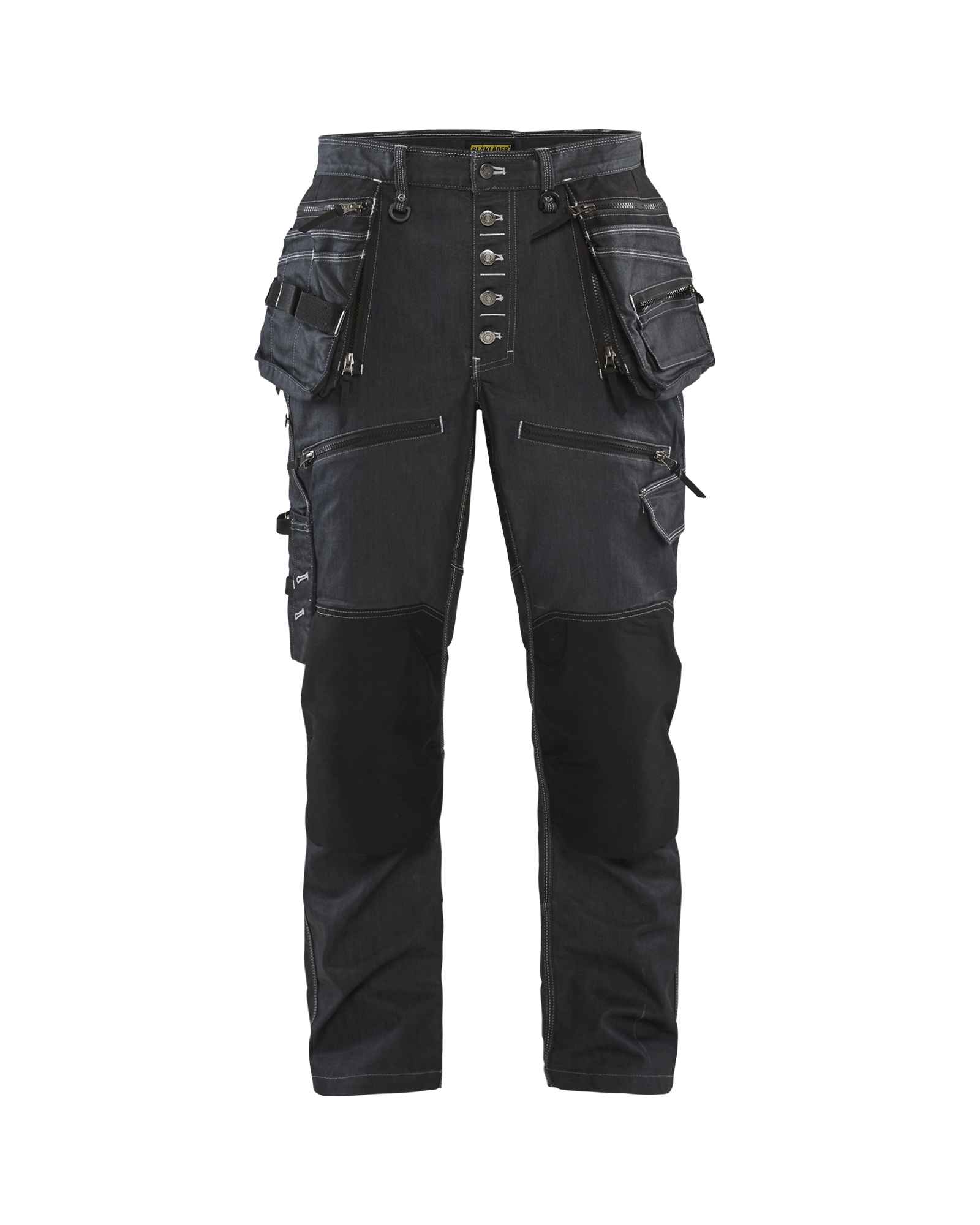 Blåkläder Baggy Denim Stretch X1900 - Blaklader - Broeken en shorts, Werkbroeken met spijkerzakken