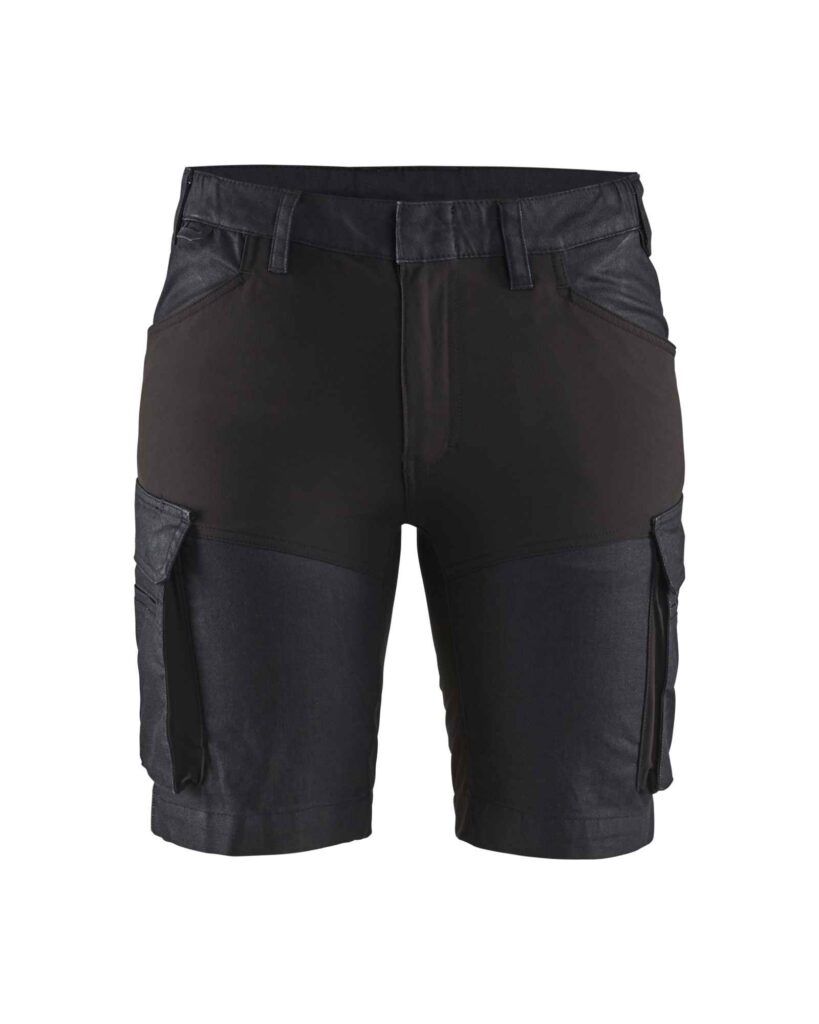 Blåkläder Dames service short denim stretch - Blaklader - Broeken en shorts, Werkshorts
