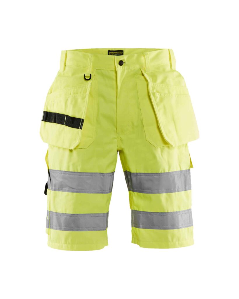 Blåkläder High Vis Short - Blaklader - Broeken en shorts, Werkshorts met spijkerzakken