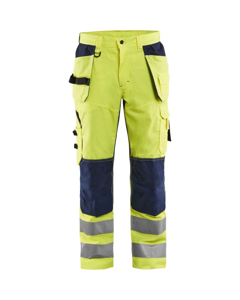 Blåkläder High Vis Werkbroek met ventilatie - Blaklader - Broeken en shorts, Werkbroeken met spijkerzakken