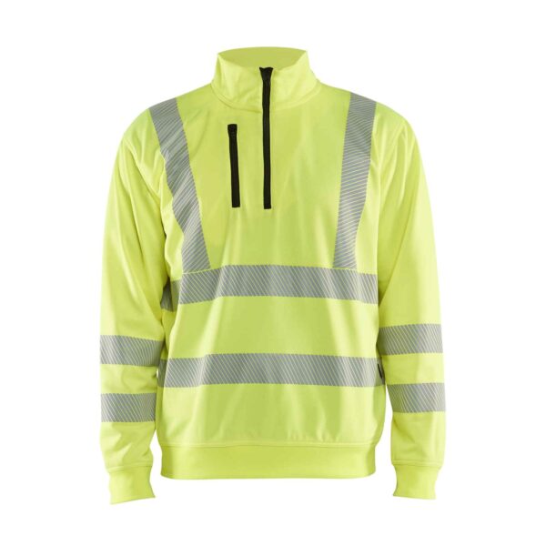 Blåkläder High Vis Sweatshirt halve rits - Blaklader - Truien en sweaters, Sweaters