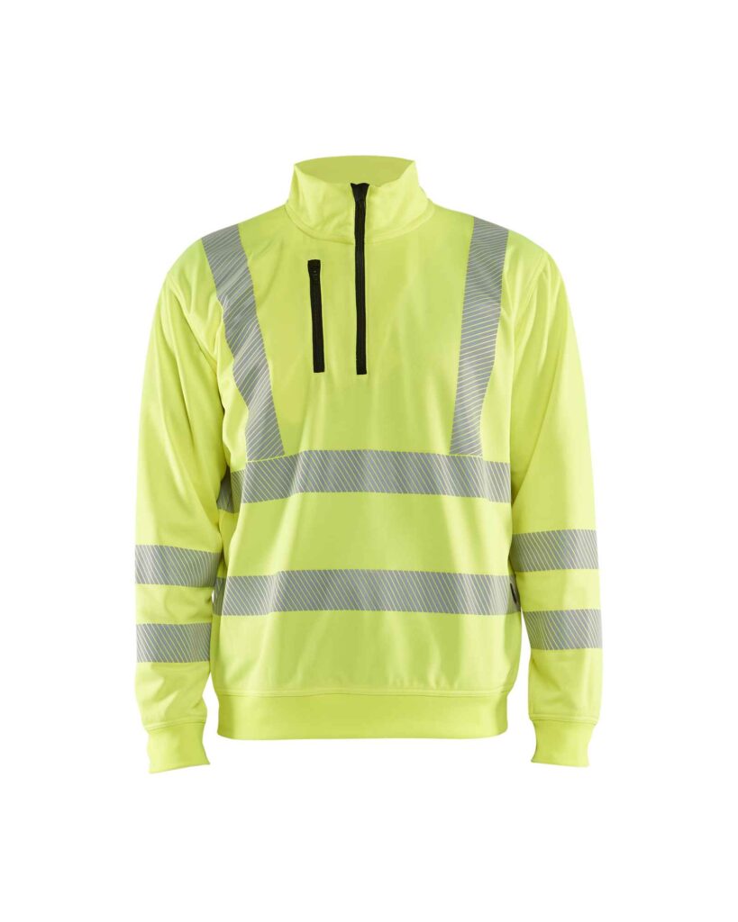 Blåkläder High Vis Sweatshirt halve rits - Blaklader - Truien en sweaters, Sweaters