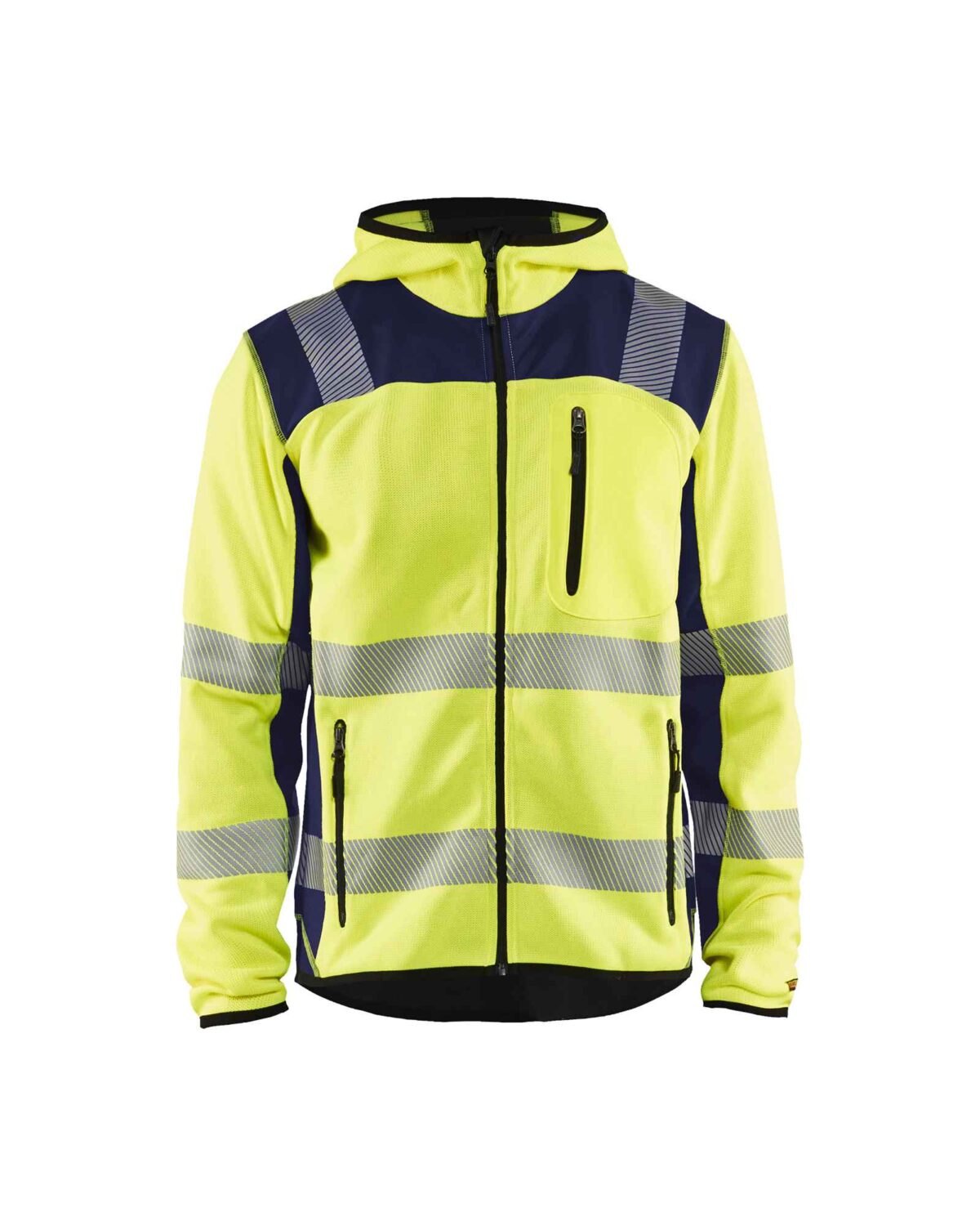 Blåkläder Gebreid vest met capuchon High Vis - Blaklader - Truien en sweaters, Truien