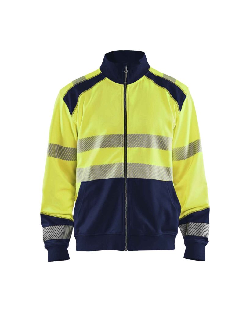 Blåkläder Sweatshirt met rits High Vis - Blaklader - Truien en sweaters, Sweaters