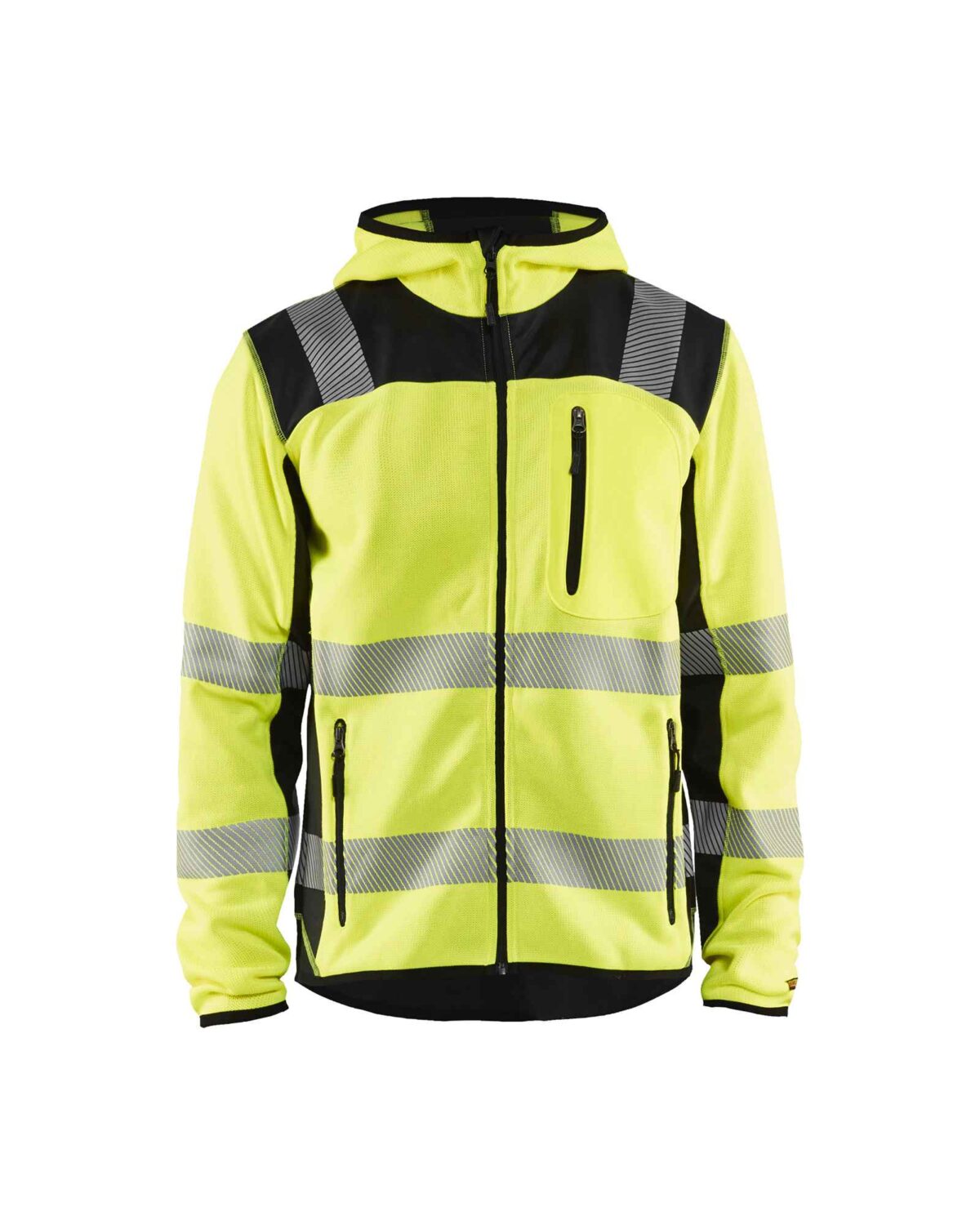 Blåkläder Gebreid vest met capuchon High Vis - Blaklader - Truien en sweaters, Truien