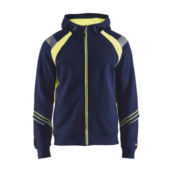 Blåkläder Hooded sweatshirt hele rits Visible - Blaklader - Truien en sweaters, Sweaters