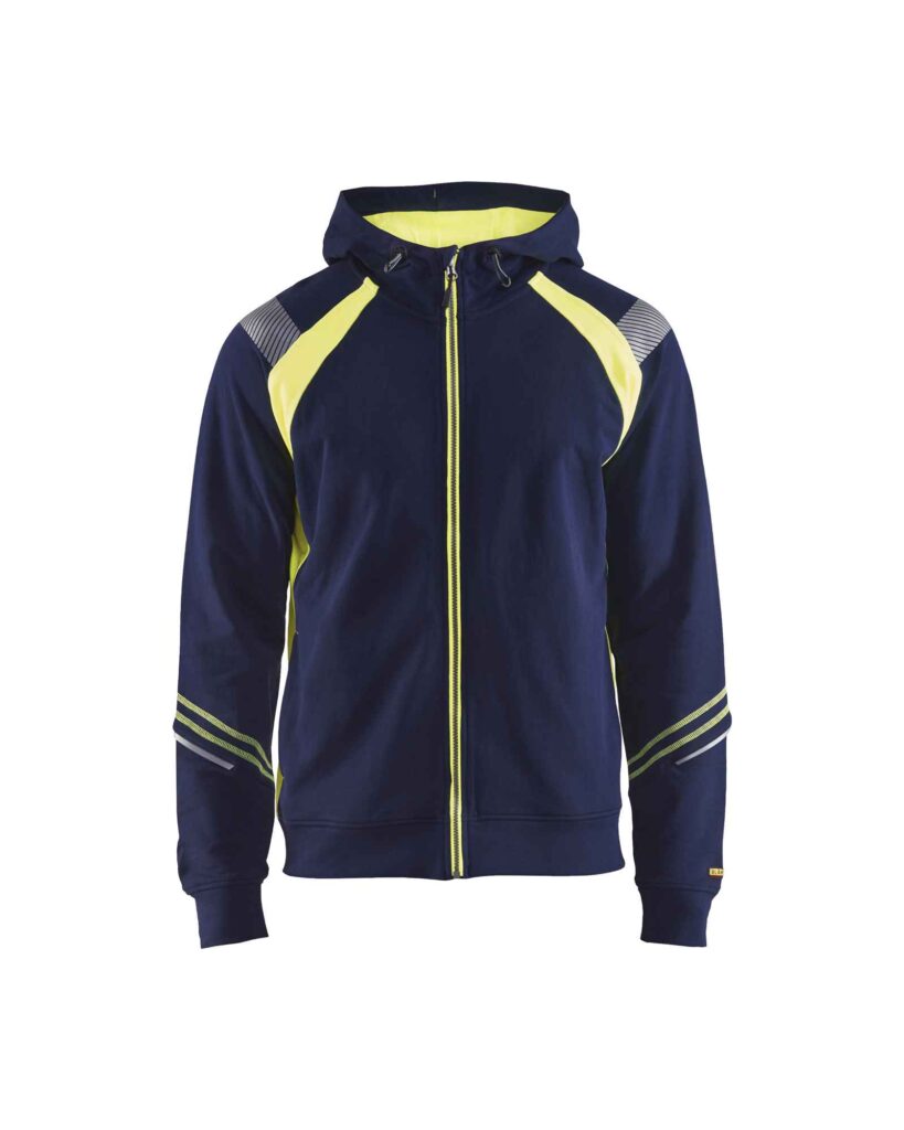 Blåkläder Hooded sweatshirt hele rits Visible - Blaklader - Truien en sweaters, Sweaters