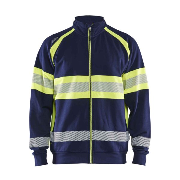 Blåkläder Sweatshirt met rits High vis - Blaklader - Truien en sweaters, Sweaters