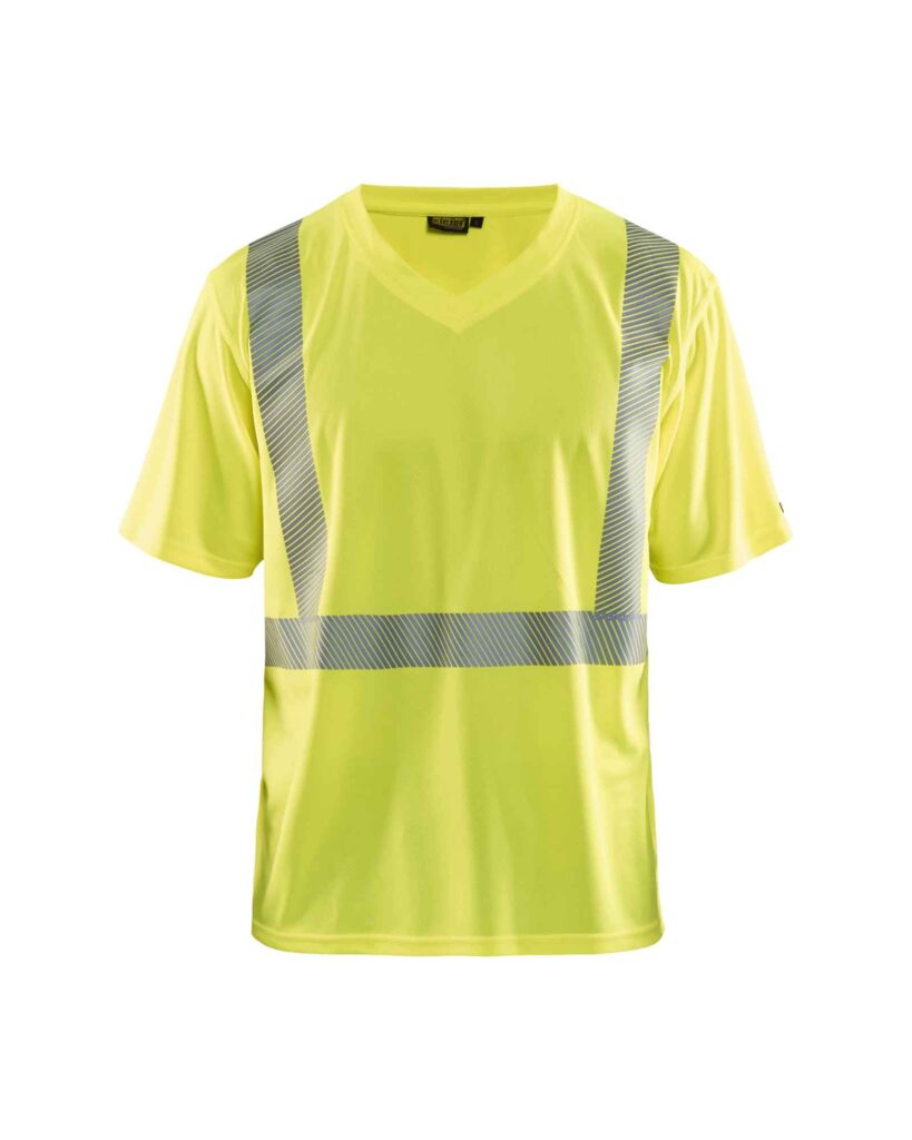 Blåkläder UV T-shirt High Vis - Blaklader - T-shirts en polo's, T-shirts met v-hals