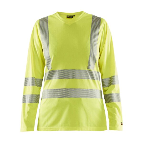 Blåkläder Dames UV T-shirt lange mouw High Vis - Blaklader - T-shirts en polo's, T-shirts met lange mouwen