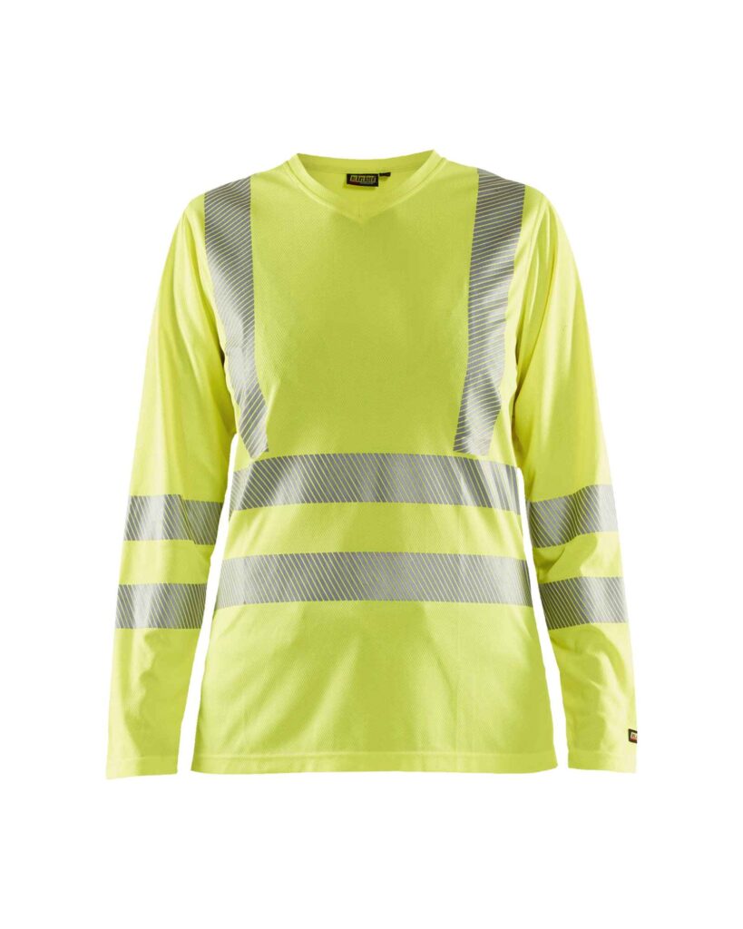 Blåkläder Dames UV T-shirt lange mouw High Vis - Blaklader - T-shirts en polo's, T-shirts met lange mouwen