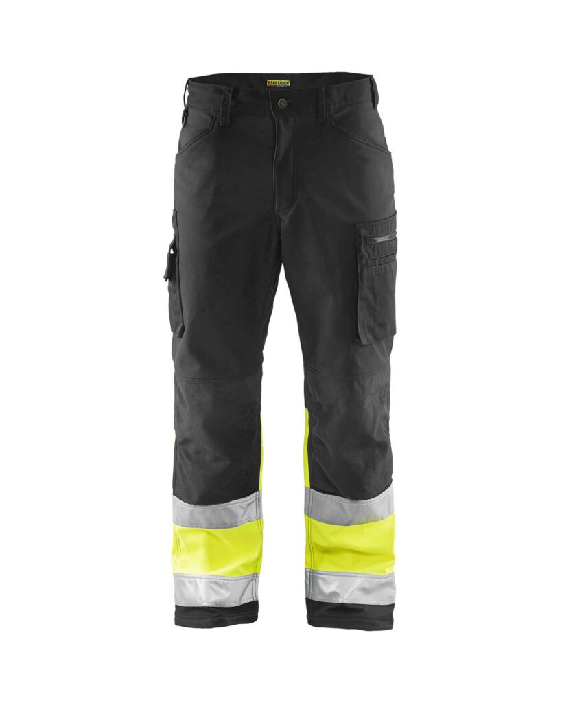 15622517 Blaklader Softshell werkbroek High Vis - Blaklader - Broeken en shorts, Werkbroeken